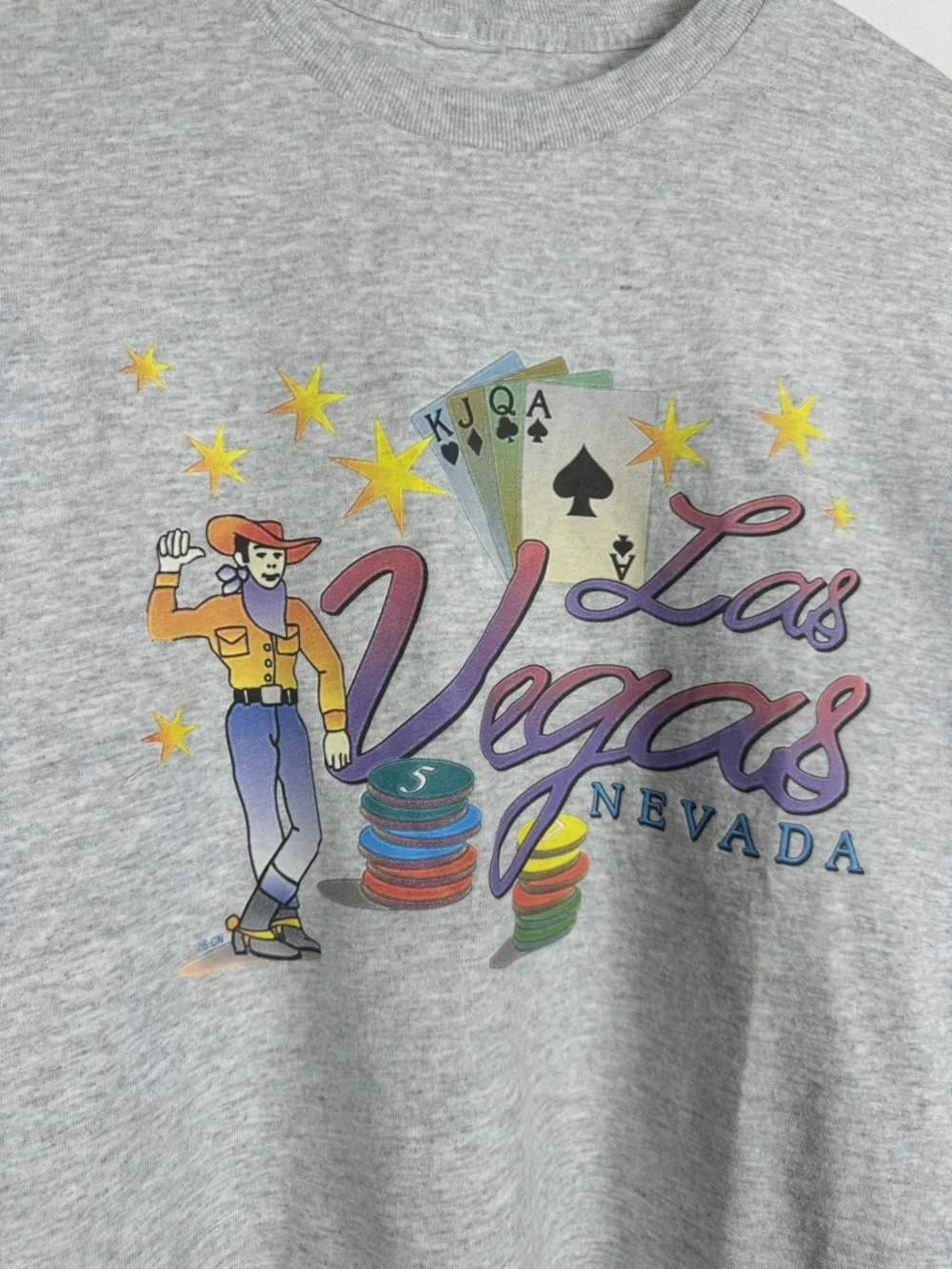 Vintage 90s Las Vegas Graphic Tee - Picture 4 of 4